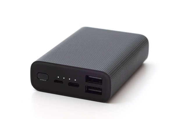 istock Power bank for charging devices isolated on a white background. Charger 2157123704