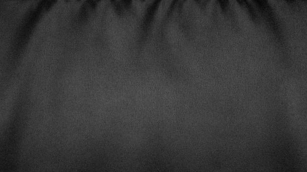 istock Close Up Texture of Black Fabric With Subtle Wrinkles 2157125202