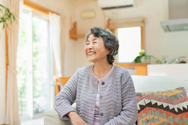 istock Senior woman with a smile. 2157131934
