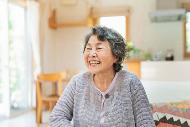istock Senior woman with a smile. 2157131940
