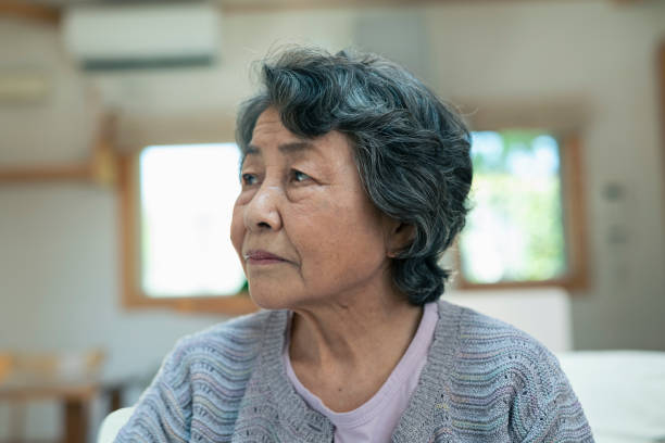 istock Anxious senior woman. 2157132114