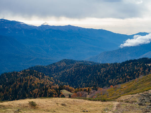 istock The Caucasus Mountains in autumn 2157133668