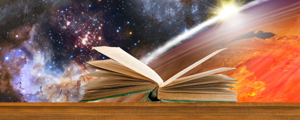 istock An Open Book Beneath the Cosmic Tapestry 2157135379