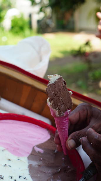 ice cream cones at street vendors