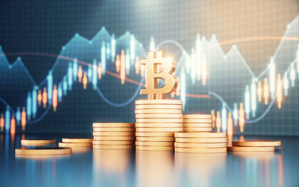 istock Bitcoin Icon on Metal Coins on Finance Background 2157141657