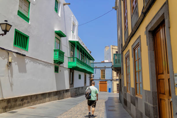 istock Mature man travelling in Las Palmas de Gran Canaria 2157143081