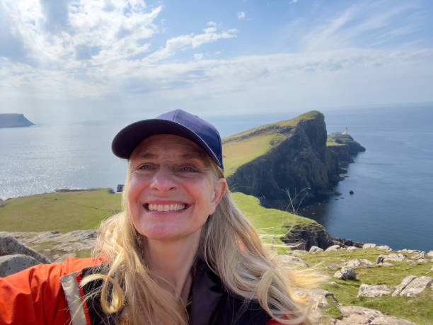 istock Selfie At Nest Point Scotland 2157143995