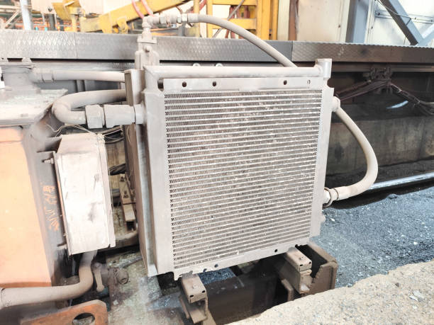 Industrial air oil cooler, using for hydraulic oil cooling in steel plant or in heavy industry where it required, it will cool the oil only using air