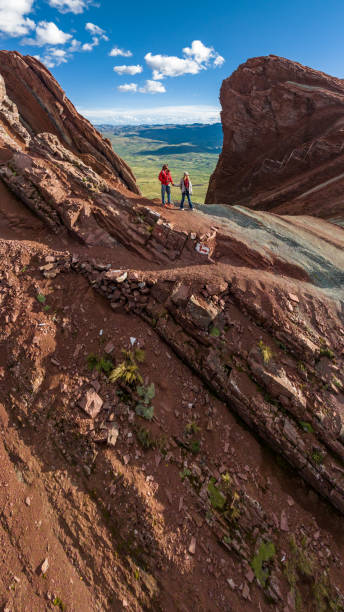 istock Rainbow Mountain, Peru. Also known as Cerro Colorado near to Cusco. Aerial view. 2157152068