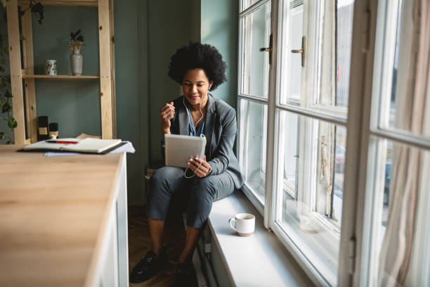 istock Businesswoman on Tablet 2157152314