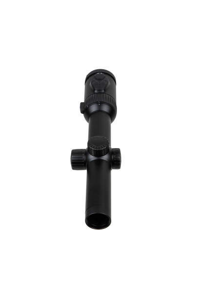 istock Modern sniper scope on a white background. Optical device for aiming and shooting at long distances. 2157157310