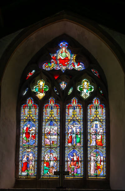 istock Church stained glass window 2157161170