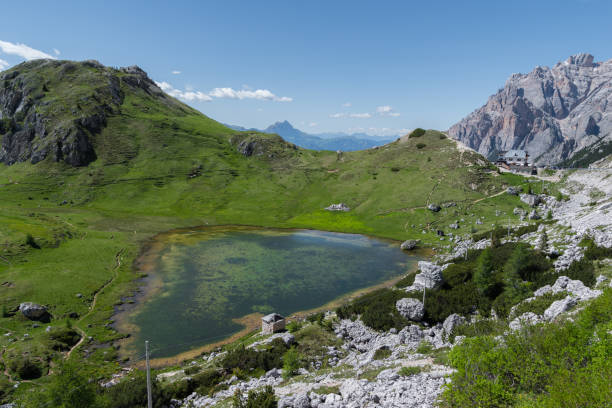 istock Valparola Pass in summer, Dolomites, Italy 2157162562