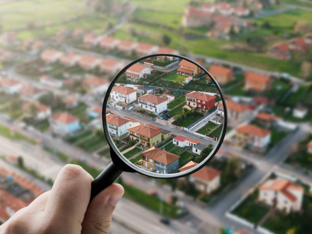 istock Focusing on houses from above 2157165569