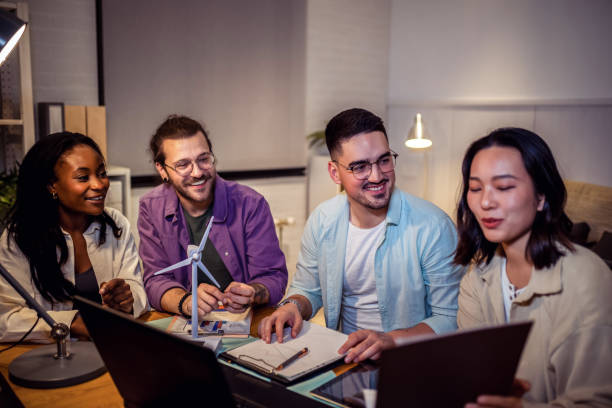 istock A group of young people talk about sustainable sources 2157166053