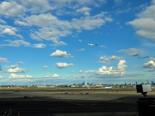 Airport departure area in Newark Airport