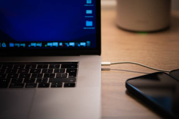 Finance and Investment, Online Income and Digital Business Ideas with Laptop and Phone. 3D render