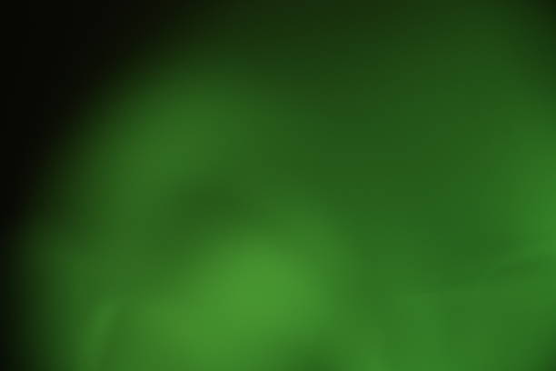 istock Green smoke on a dark background, colourful abstract 2157187673