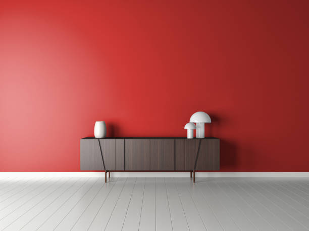 istock Large luxury modern bright interiors Living room mockup illustration 3D rendering image 2157191608