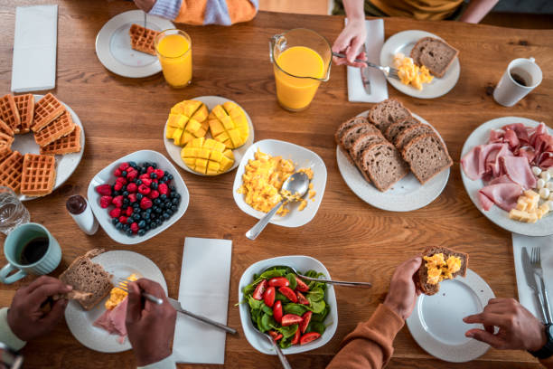 istock Diverse Family Enjoying Brunch Together 2157197499