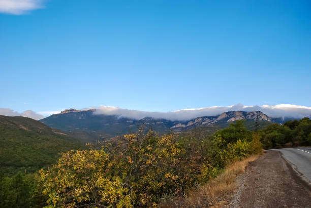 istock Beautiful Crimean mountains on a summer day. 2157200522