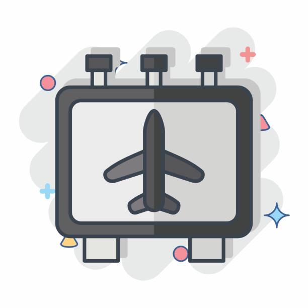 istock Icon Information. related to Airport symbol. comic style. simple design illustration 2157204968