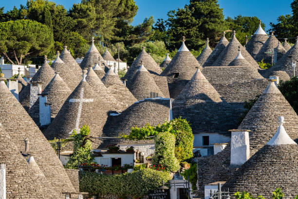 Trulli huts in Puglia Italy