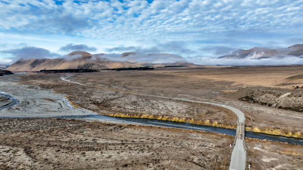 istock Aerial view of the Ashburton highlands 2157206855