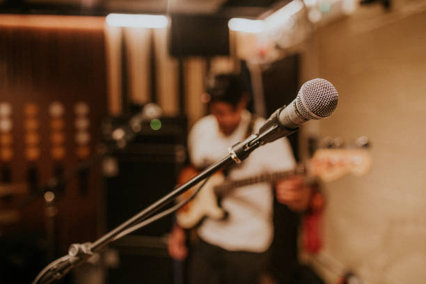 istock Microphone music studio aesthetic, recording session photo 2157207556