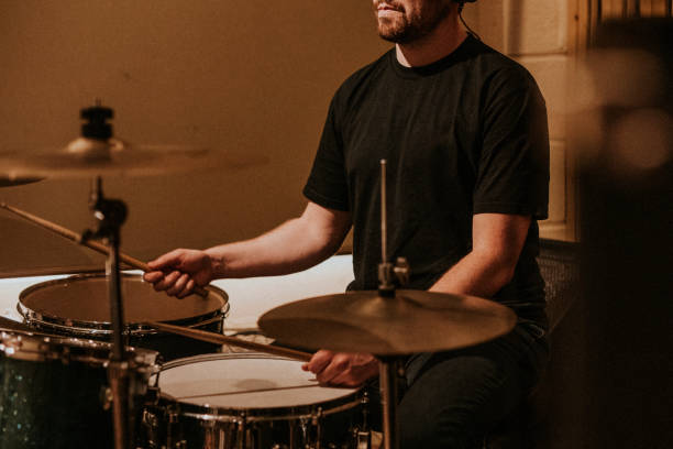 istock Drummer recording in studio music HD photo 2157207579