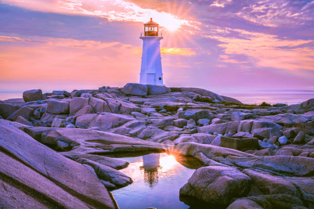 istock Peggy's Cove Sunburst 2157211535