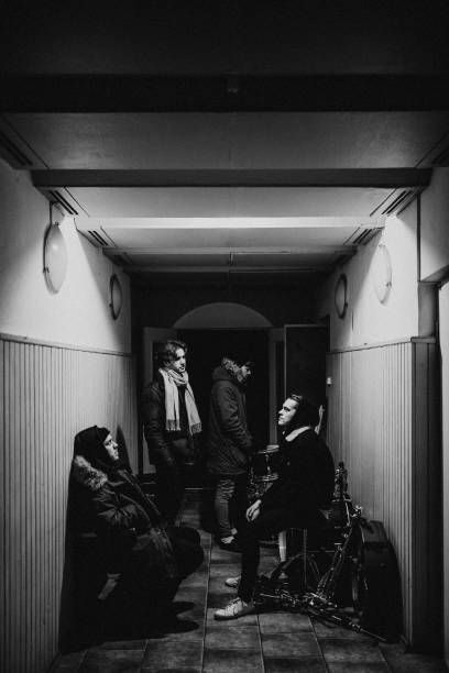 Behind the scenes from a music video shoot