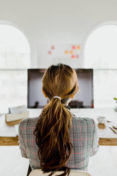 istock Businesswoman working on a computer in the office 2157218746
