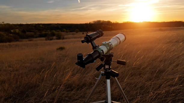 istock Telescope with special solar filter for observing the Sun. 2157229754