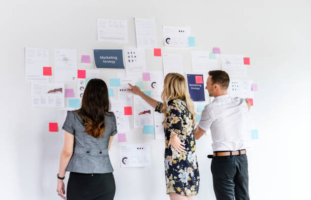 istock Business people planning a marketing strategy 2157230437