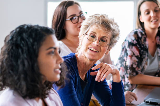 istock Successful women brainstorming in the office 2157230537