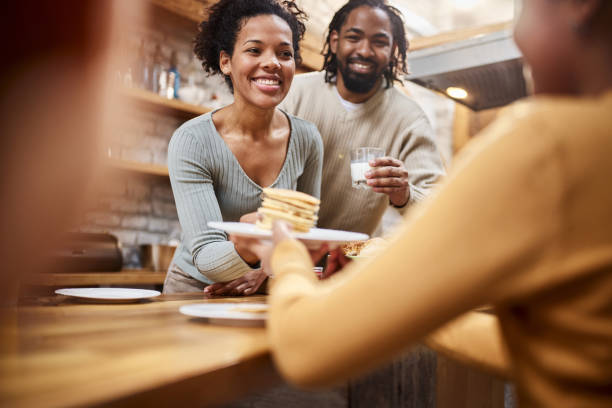 istock Here is your breakfast sweetie! 2157230629
