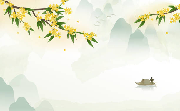 450+ Osmanthus Fragrans Stock Illustrations, Royalty-Free Vector