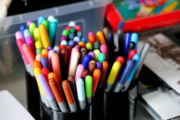 istock A lot of color marked to draw with 2157234737