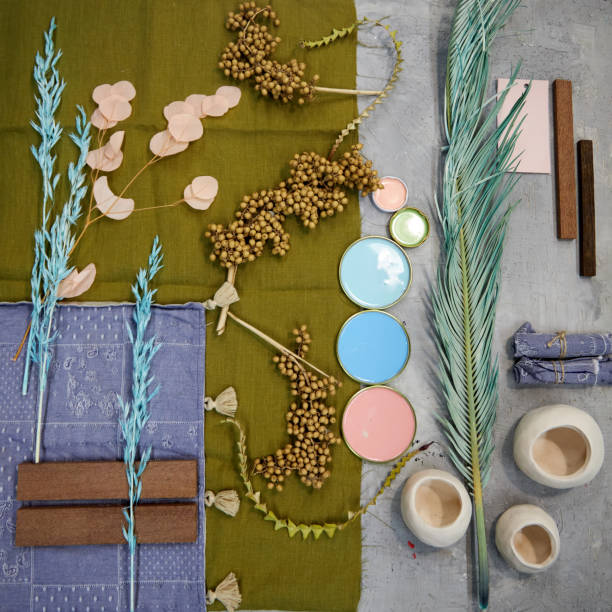 istock colour palette mood board for interior decoration and design 2157234965
