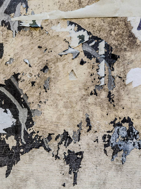 Grunge Revival: Evocative Textural Harmony in Old Poster-Inspired Backgrounds
