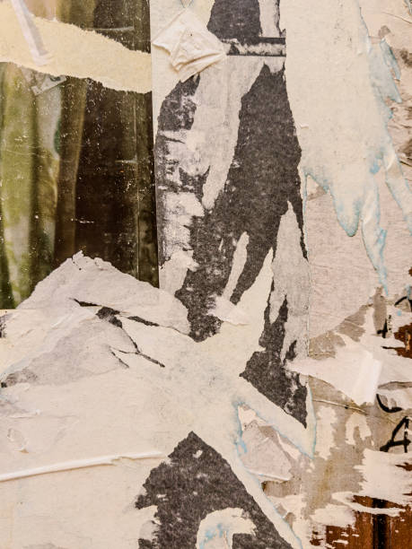Grunge Revival: Evocative Textural Harmony in Old Poster-Inspired Backgrounds