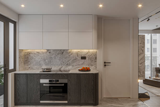 istock Decorated your Tiny Kitchen With Simplicity and Clarity Among Smart Technology 2157248797
