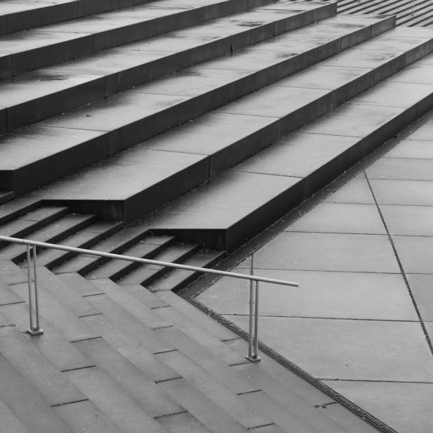 istock Close-up of stair steps with hoarfrost 2157249041
