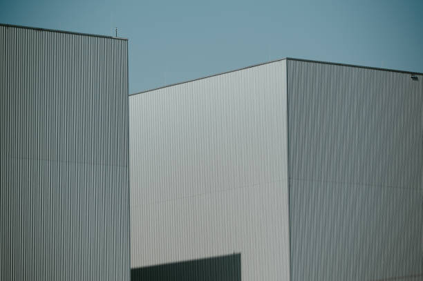 istock abstract partial view of a modern exterior facade 2157249462