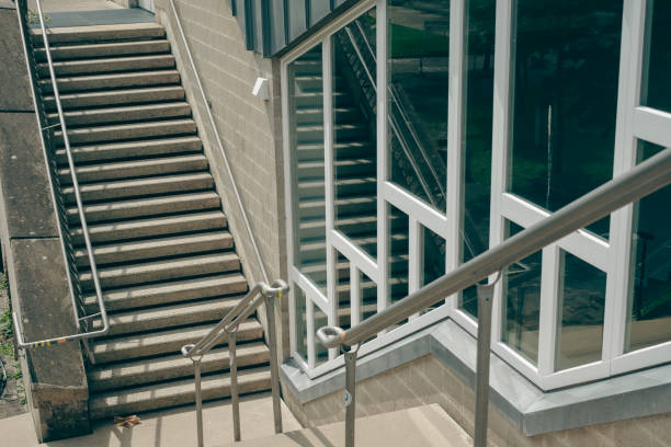 istock View of an external staircase from above 2157249990