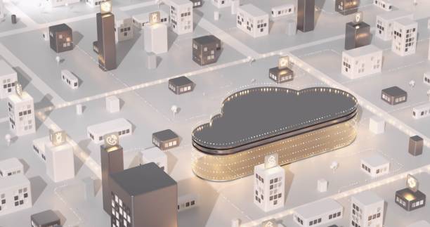 istock Think of a futuristic city where sleek, modern structures are laid out in a neat grid pattern 2157250736