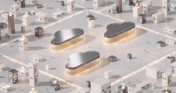 istock Envision a futuristic city with sleek, modern buildings arranged precisely in a grid 2157250967