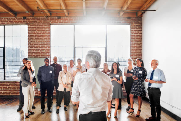 istock Businesspeople in a business conference 2157254138