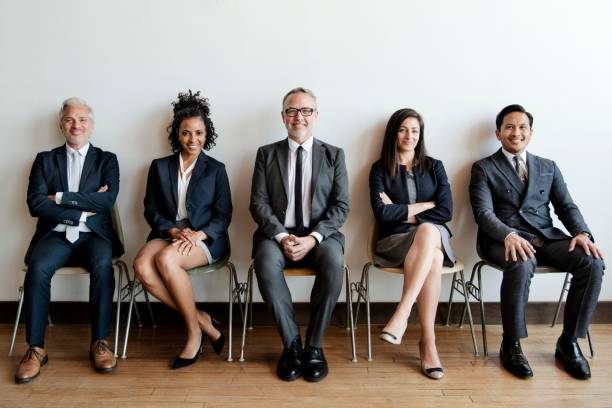istock Group of business people studio portrait 2157254460